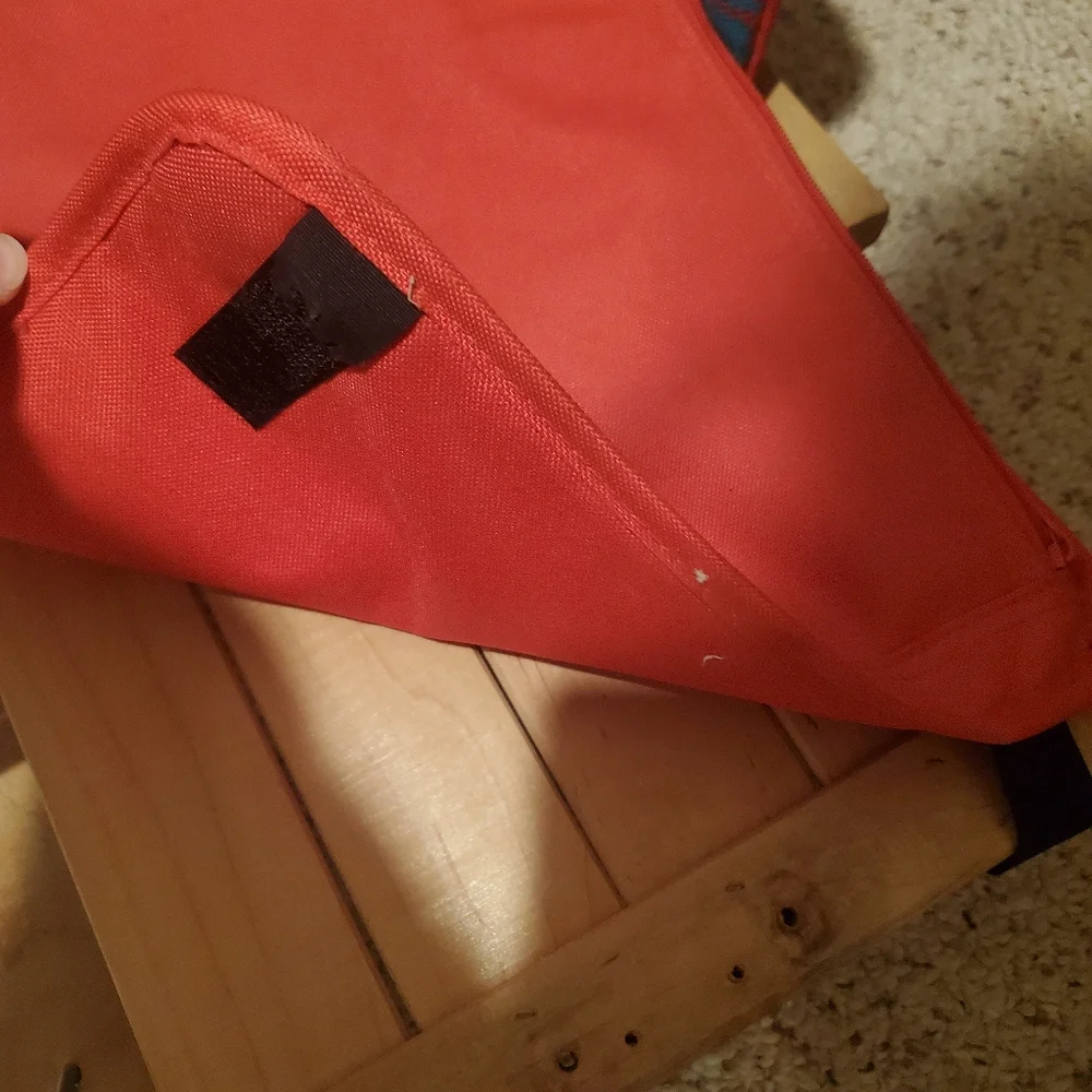 Crate & Barrel Plaid Wooden Sled Christmas
